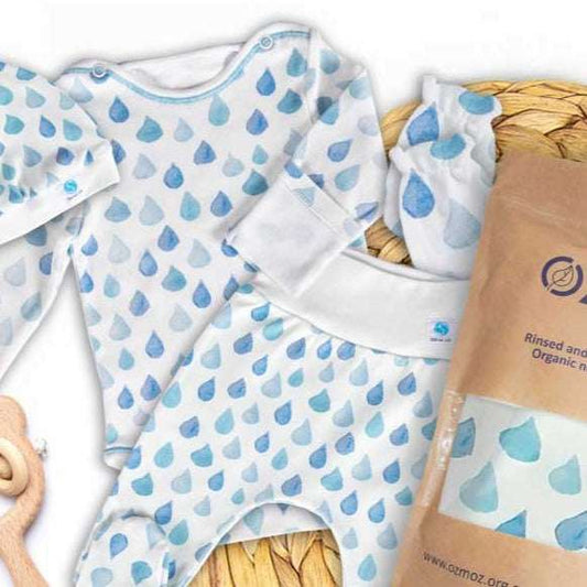 Beginner Set (4 pcs) of Organic Baby Clothing