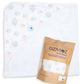 Organic Baby Blanket with Bubble Pattern for Boys and Girls - GOTS Certified Cotton