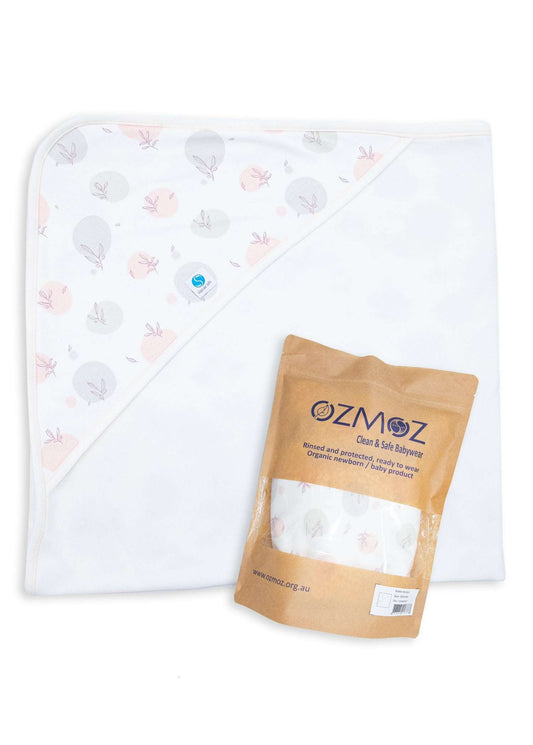 Organic Baby Blanket with Bubble Pattern for Boys and Girls - GOTS Certified Cotton
