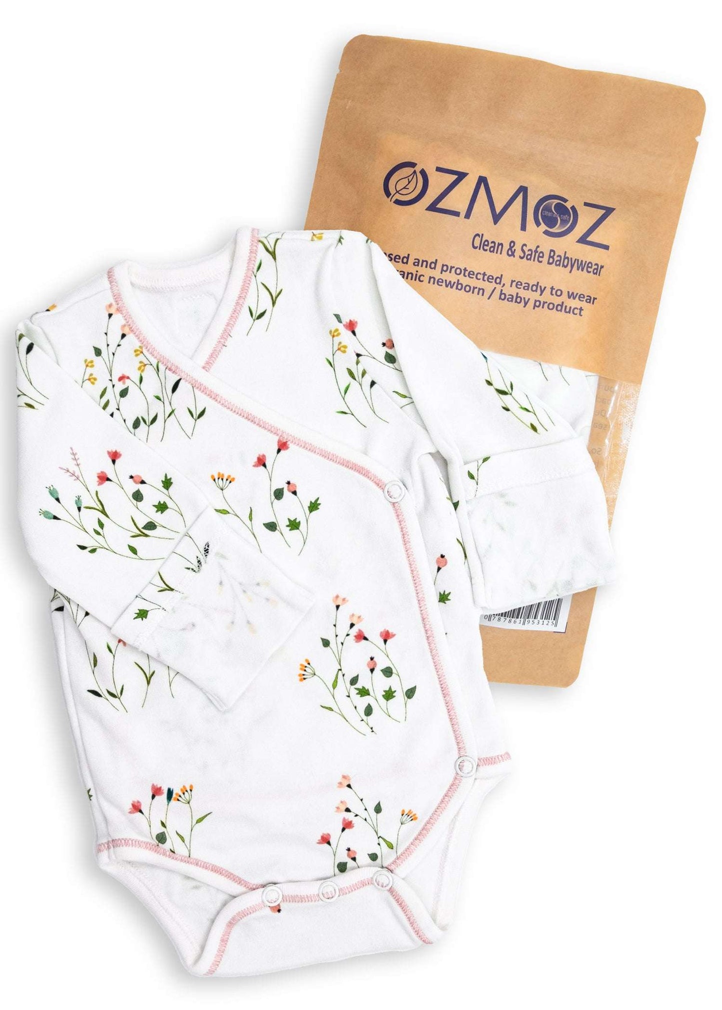 Organic Baby Kimono (Overlap) Bodysuit