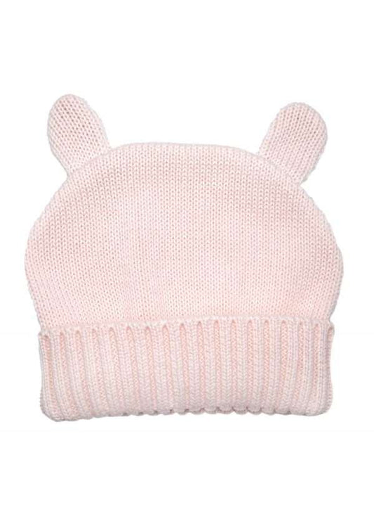 Organic Knitwear Baby Beanie Pink