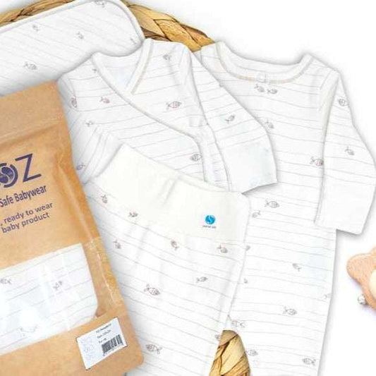 Premature Set (6 pcs) of Organic Baby Clothing